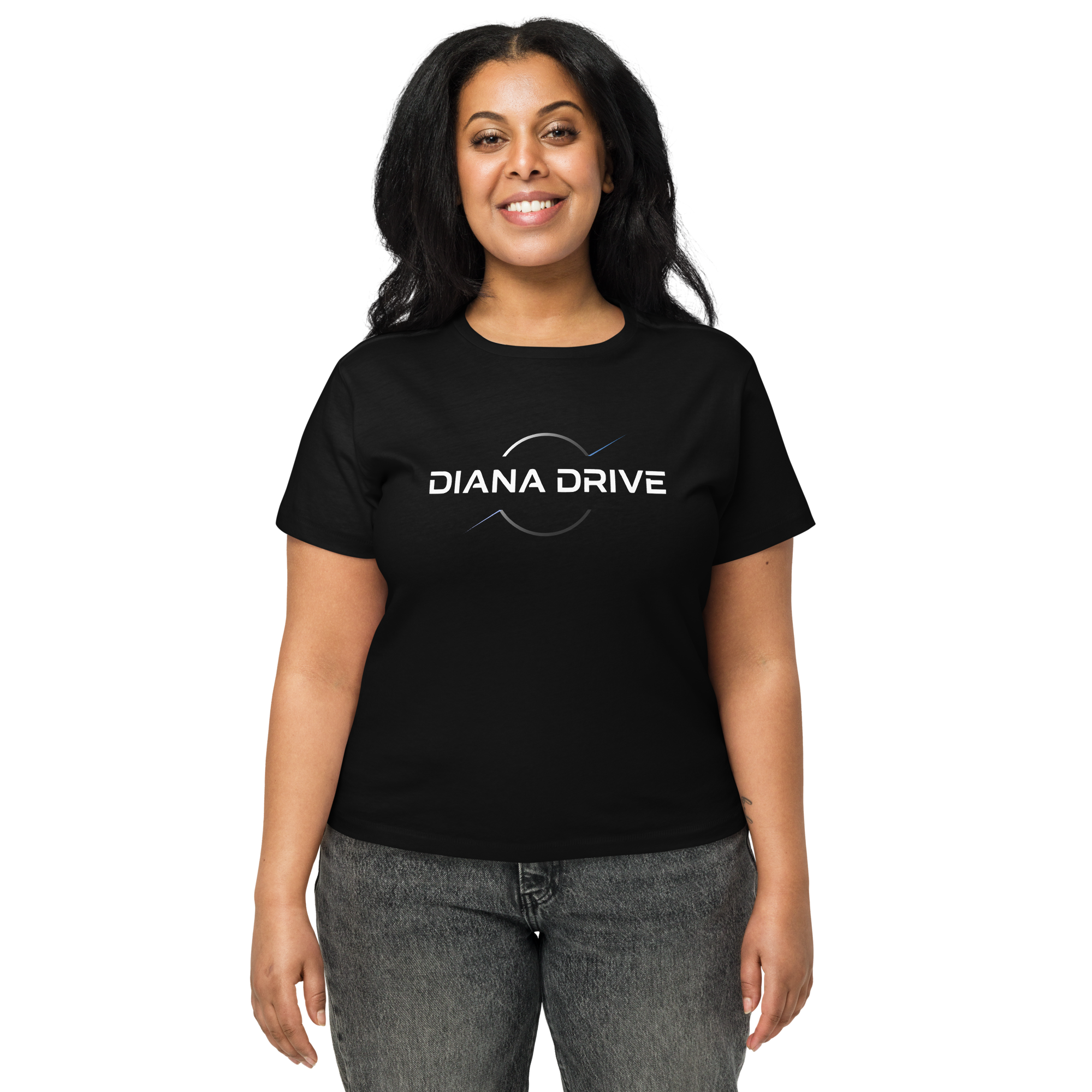 Cosmic Drive T-Shirt (Women’s, High-Waisted) - Image 3