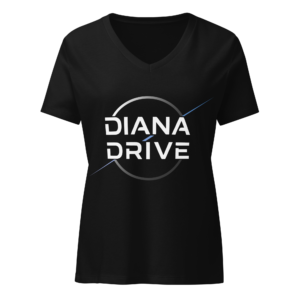 Cosmic Logo T-Shirt (Women's Relaxed V-Neck)